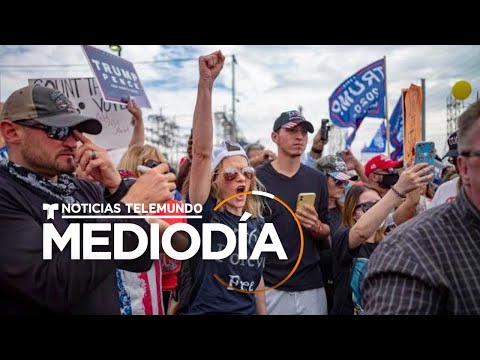 Se agudizan las protestas en Arizona mientras continúa el conteo de votos | Noticias Telemundo