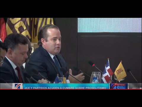 EN VIVO JCE y partidos acuden a cumbre sobre proselitismo