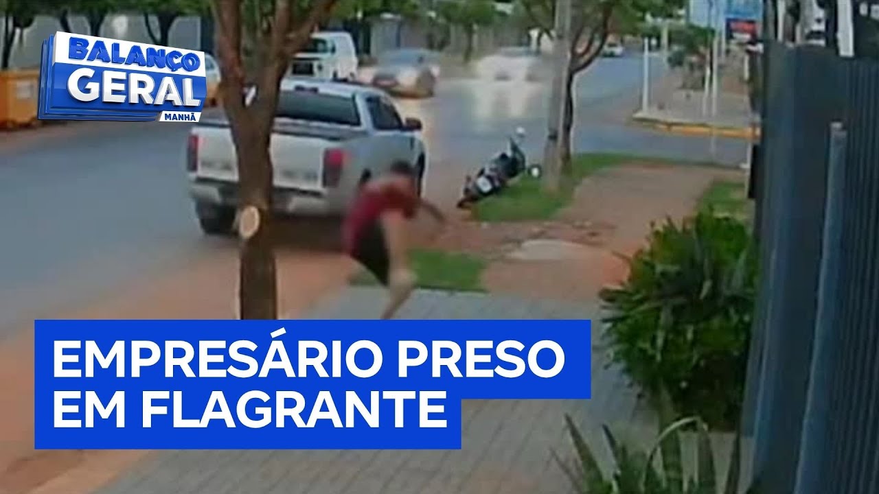 Empresário é preso após agredir ex mulher com pedaços de tijolo