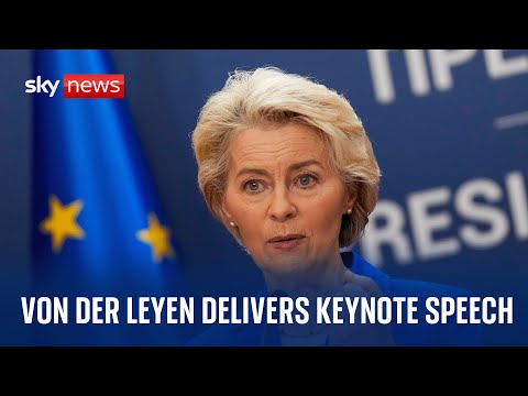 Watch live: Ursula von der Leyen delivers major speech on migrant smuggling