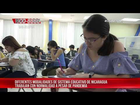 Sistema educativo de Nicaragua trabaja con normalidad ante pandemia