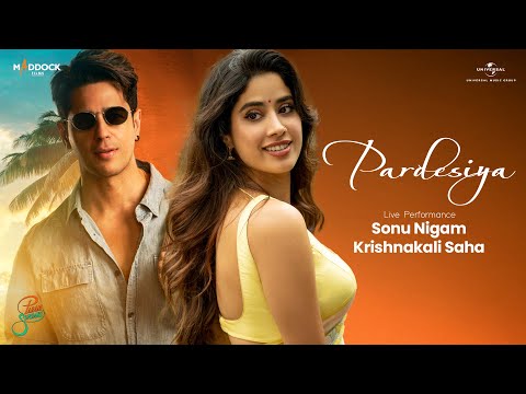 Pardesiya (Live Performance) Sonu Nigam, Krishnakali | Sidharth M, Janhvi K | Param Sundari