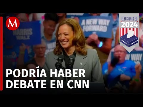 Kamala Harris acepta la invitación de CNN para un debate el 23 de octubre