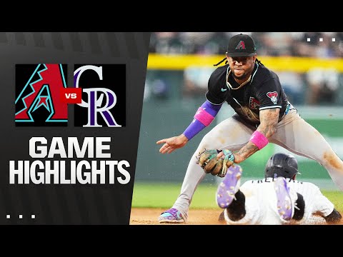 D-backs vs. Rockies Game Highlights (6/21/25) | MLB Highlights