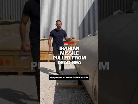 Iranian missile pulled from Dead Sea