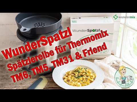 Wundermix WunderSpatzl Spätzlereibe für Thermomix TM6, TM5, TM31 & TM Friend