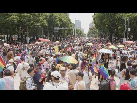 Thousands gather for Mexico City pride parade | AFP