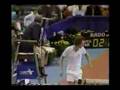 John McEnroe goes nuts to the chair umpire