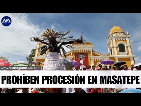 Dictadura prohíbe procesión de La Santísima Trinidad en Masatepe, imagen quedará presa