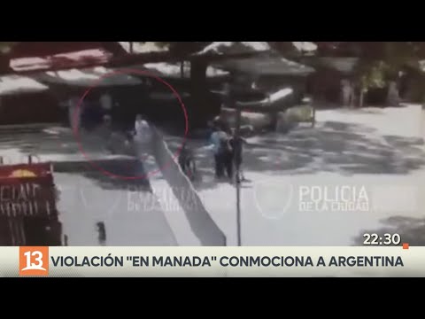 Violación “en manda” conmociona a Argentina