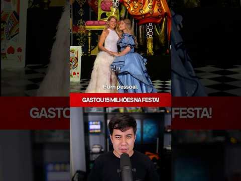 Mãe GASTA 15 MILHÕES EM FESTA de 15 anos da filha! #Shorts