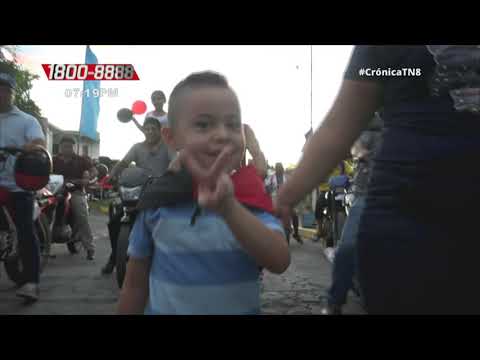 Familias Sandinistas de Ometepe caminan por la paz y no violencia – Nicaragua