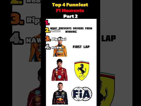 Top 4 Funniest F1 Moments Part 2 – Racing Gone Wild! 😂🏎️