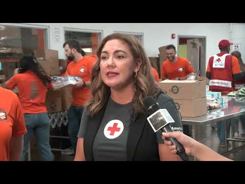 Cruz Roja Americana y el Banco de Alimentos se unen para distribuir 25,000 cajas de alimentos