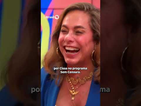 E essa rima que o Xande de Pilares fez pra Cissa Guimarães no Sem Censura? 🥹🫶