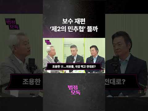 보수 재편 '제2의 민추협' 뜰까