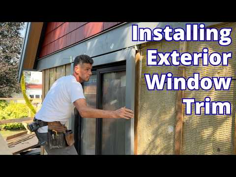 How to Install Exterior Window Trim (Plus flashing and Rain Screen)