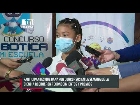 Estudiantes de Nicaragua reciben premiaciones en Semana de la Ciencia