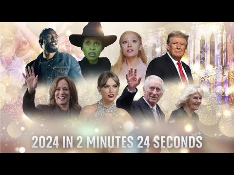 Sky News looks at the year 2024 in 2 minutes and 24 seconds