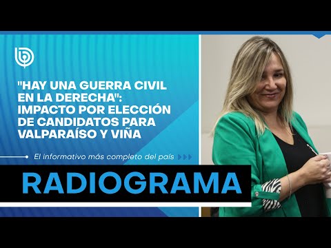 Hay una guerra civil en la derecha: impacto por elección de candidatos para Valparaíso y Viña