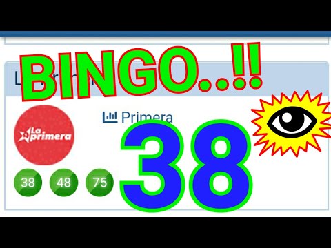 BINGO HOY...!! (( 38 )) loteria LA PRIMERA/ RESULTADOS DE LAS LOTERÍAS PARA HOY/SORTEOS DE HOY