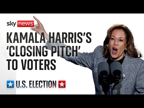 Watch live: Kamala Harris speaks near the White House, where Donald Trump spoke on 6 January 2021