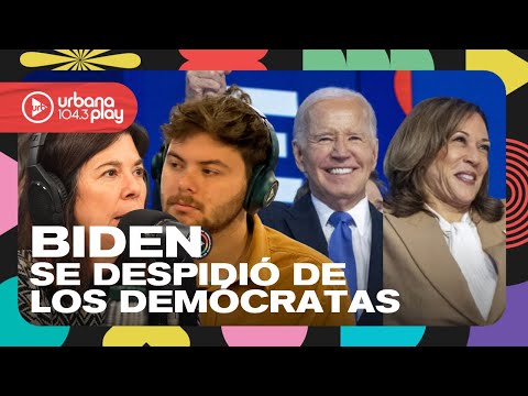 Biden le pasó la posta a Kamala Harris y se despidió en Convención Demócrata: Juan Elman #DeAcáEnMás