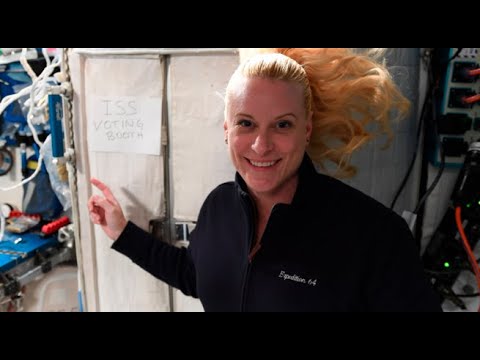 Astronauta emitió su voto para las elecciones de EEUU desde el espacio
