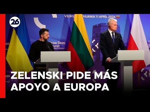 GUERRA RUSIA - UCRANIA | Zelenski reclama más ayuda de Europa