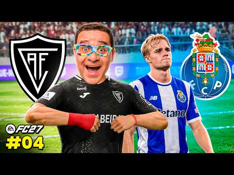 EAFC 27 MODO CARREIRA #4 - RECEBEMOS O FC PORTO EM CASA PARA UM JOGÃO