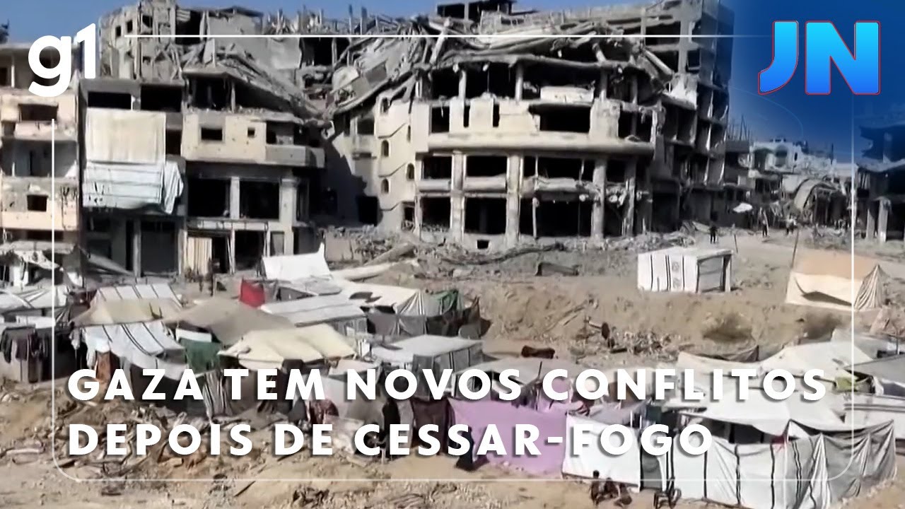Jornal Nacional Mediadores pressionam Israel e Hamas a manterem cessar fogo após incidentes em Gaza