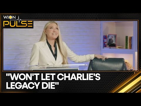Erika Kirk Pays Emotional Tribute, Vows to Continue Charlie's Mission | WION PULSE