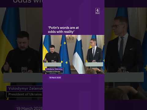 'Putin's words are at odds with reality'
