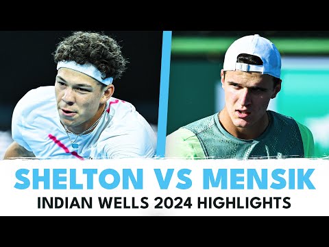 Exciting Ben Shelton vs Jakub Mensik Highlights | Indian Wells 2024