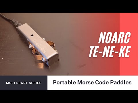 Portable Morse Code Paddle by Boyd Mason NE8KE