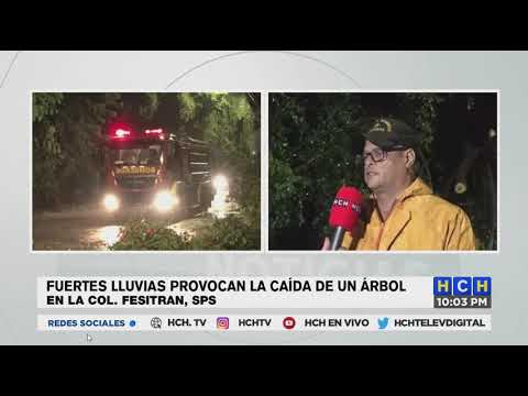 En alerta San Pedro Sula por fuertes lluvias
