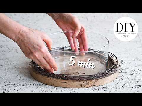 Velikonoční dekorace na stůl za 5 min: Velmi jednoduchá a efektní 💛 DIY