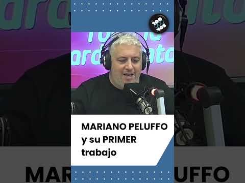 MARIANO PELUFFO y su PRIMER trabajo   #shorts