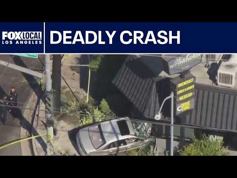 Car crashes <strong>into</strong> restaurant <strong>in</strong> Santa Fe Springs; 1 dead