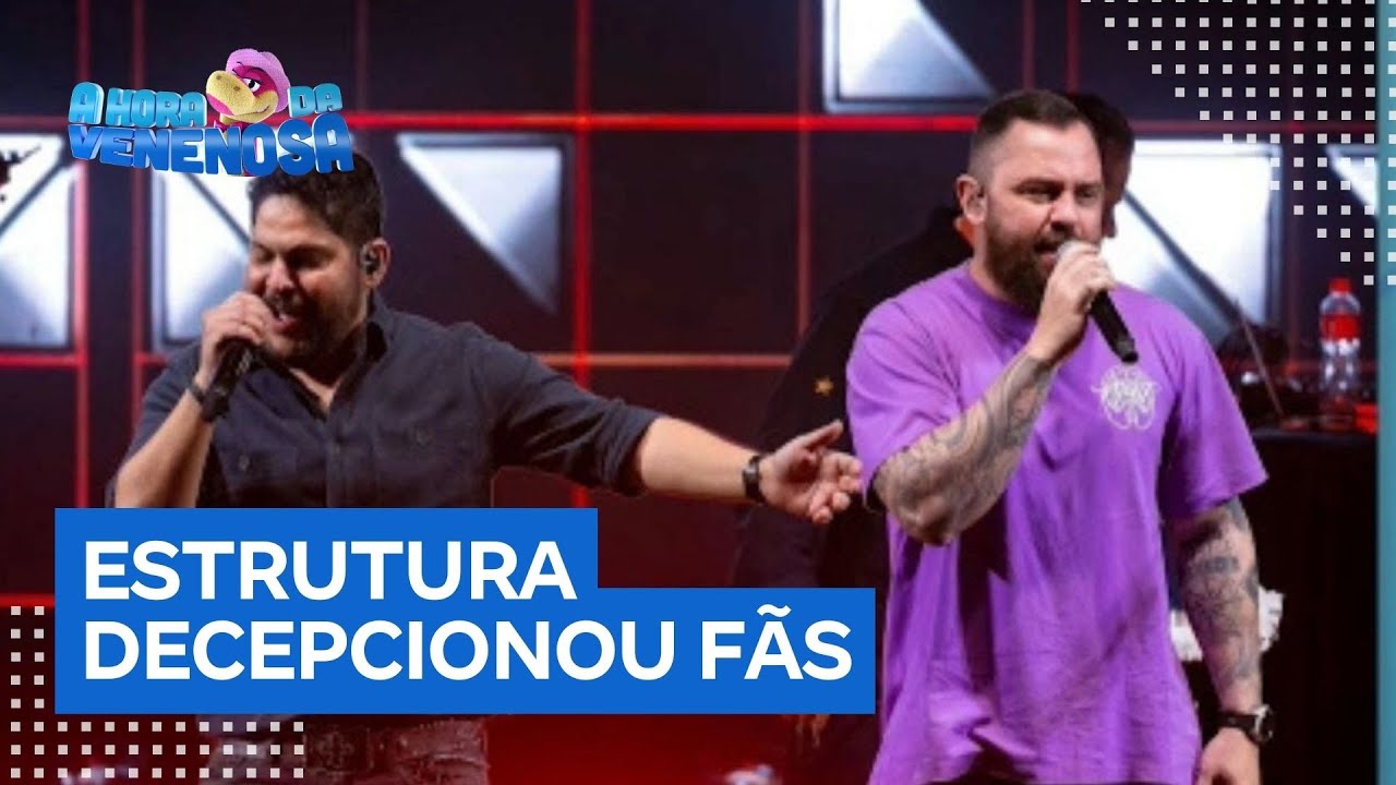 Jorge e Mateus decepcionam fãs pela estrutura da área VIP em show no Maranhão