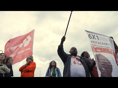 Brazilians protest six-day work week in Rio de Janeiro | AFP