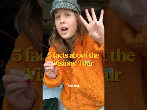 5 facts about the ‘Visions’ tour :)