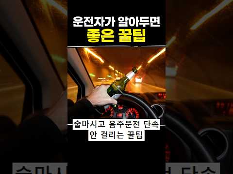 운전자가 알아두면 좋은 꿀팁