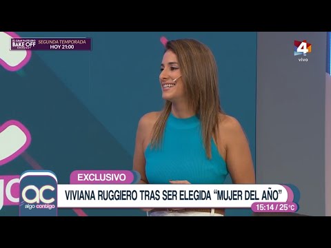 Algo Contigo - Viviana Ruggiero tras ser elegida como Mujer del Año