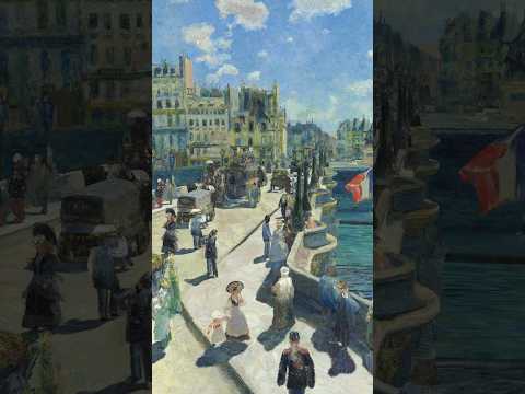 Renoir's breathtaking view of Paris #art #renoir #shorts