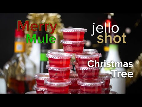 Cranberry Mule Christmas Tree Shots ? Tasty