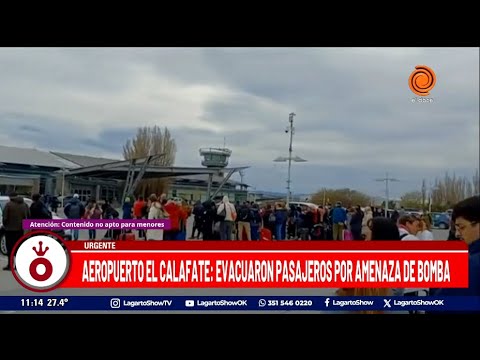 Aeropuerto El Calafate evacuaron pasajeros por amenaza de bomba - Noticias de Argentina