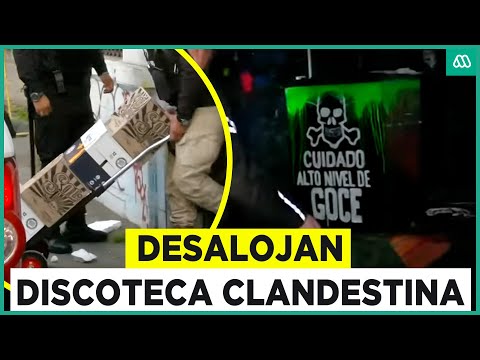 Desalojan casa que era usada como discoteca clandestina: Había cajas de alcohol y hasta un DJ