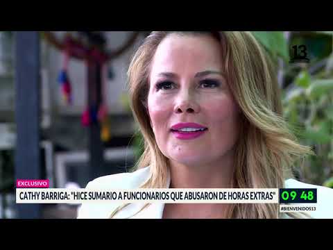Amaro entrevista a Cathy Barriga. Bienvenidos, Canal 13.