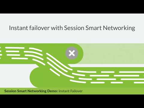 Session Smart Networking Demo: Instant Failover